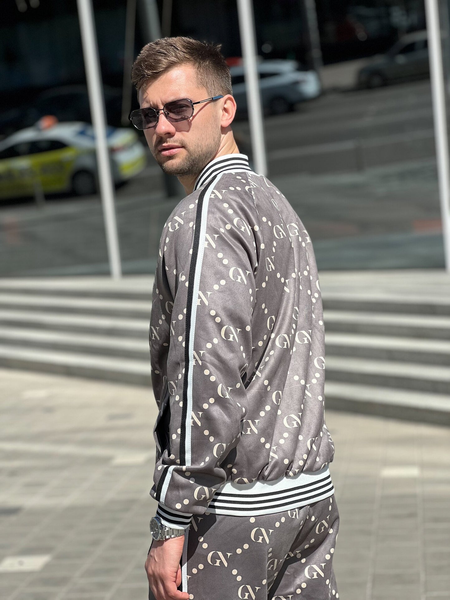 TheMrTailor™ Graphite Vintage Gentlemen Tracksuit