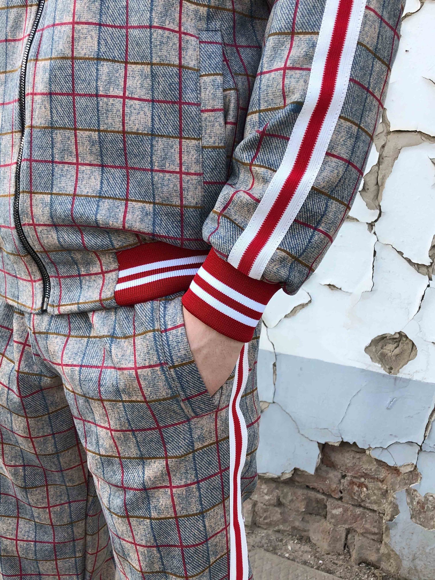 TheMrTailor™ The Gentlemen Plaid Tracksuit