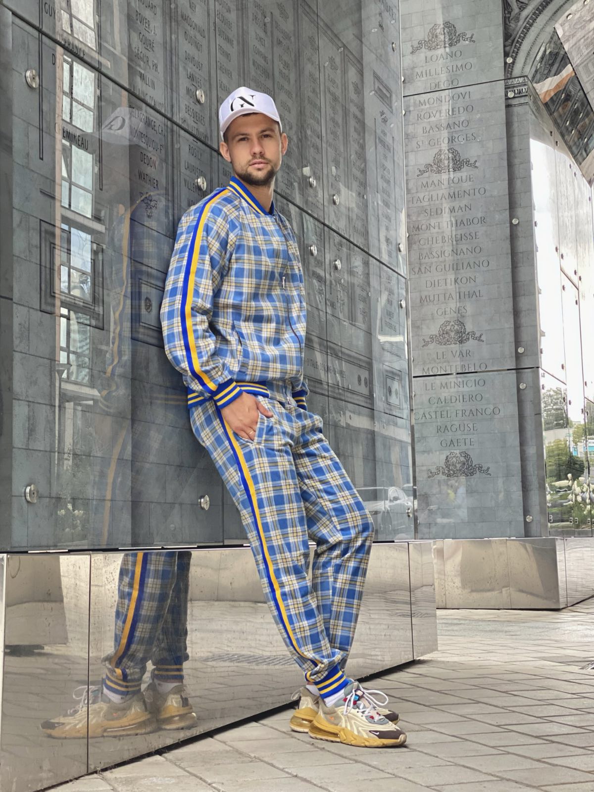 TheMrTailor™ Blue Tartan Gentlemen Tracksuit