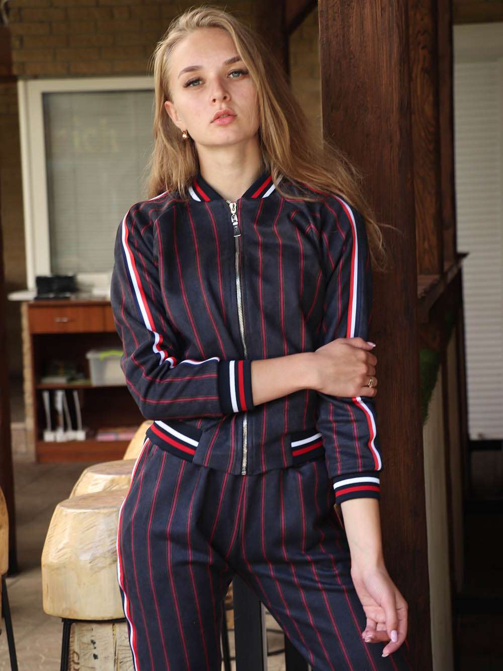 Women's Plaid Tracksuits