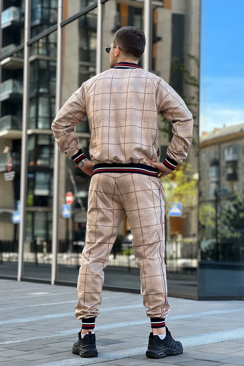 Sand British Gentlemen Tracksuit — back view