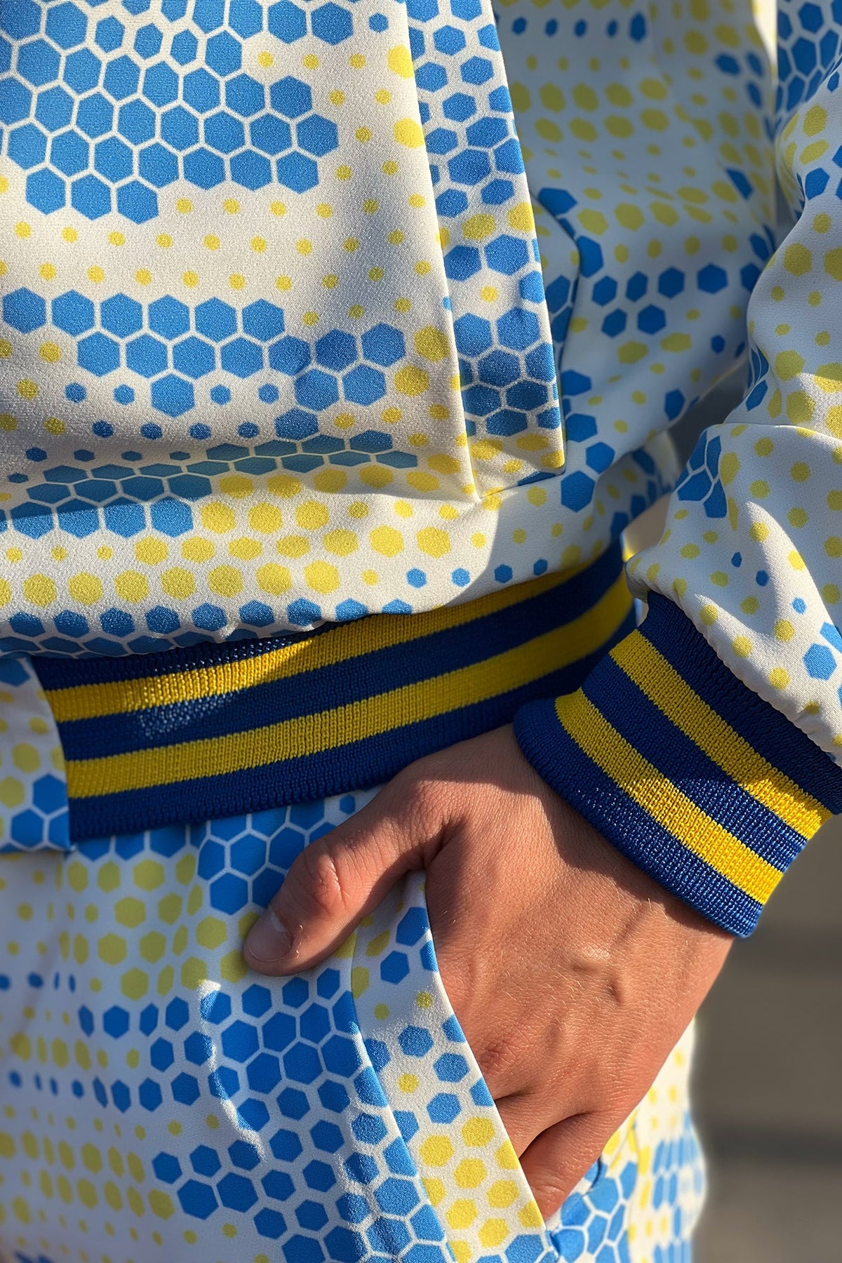 Champion Style Gentlemen Tracksuit — close-up of the cuff and pocket