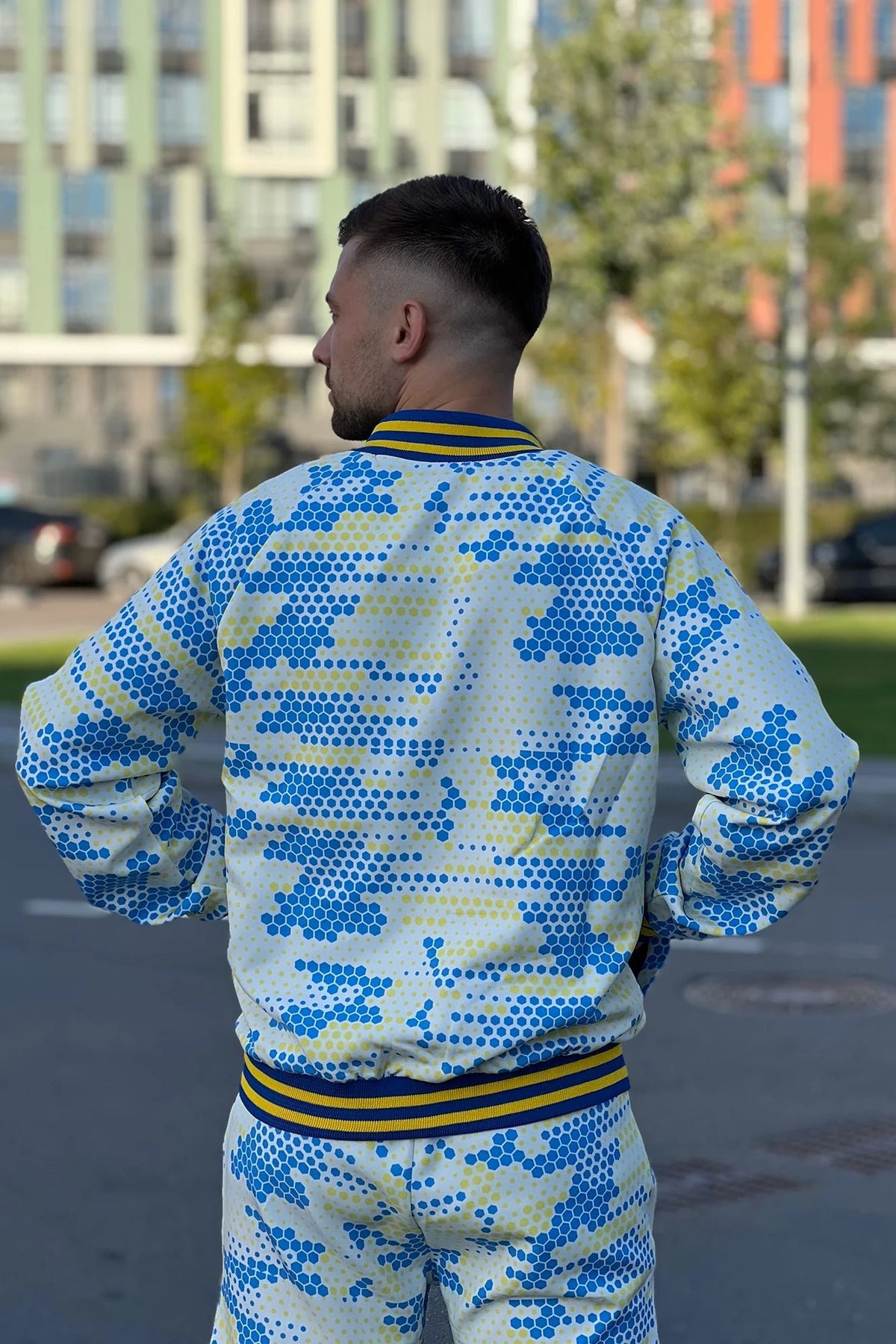 Champion Style Gentlemen Tracksuit — close-up of the jacket back