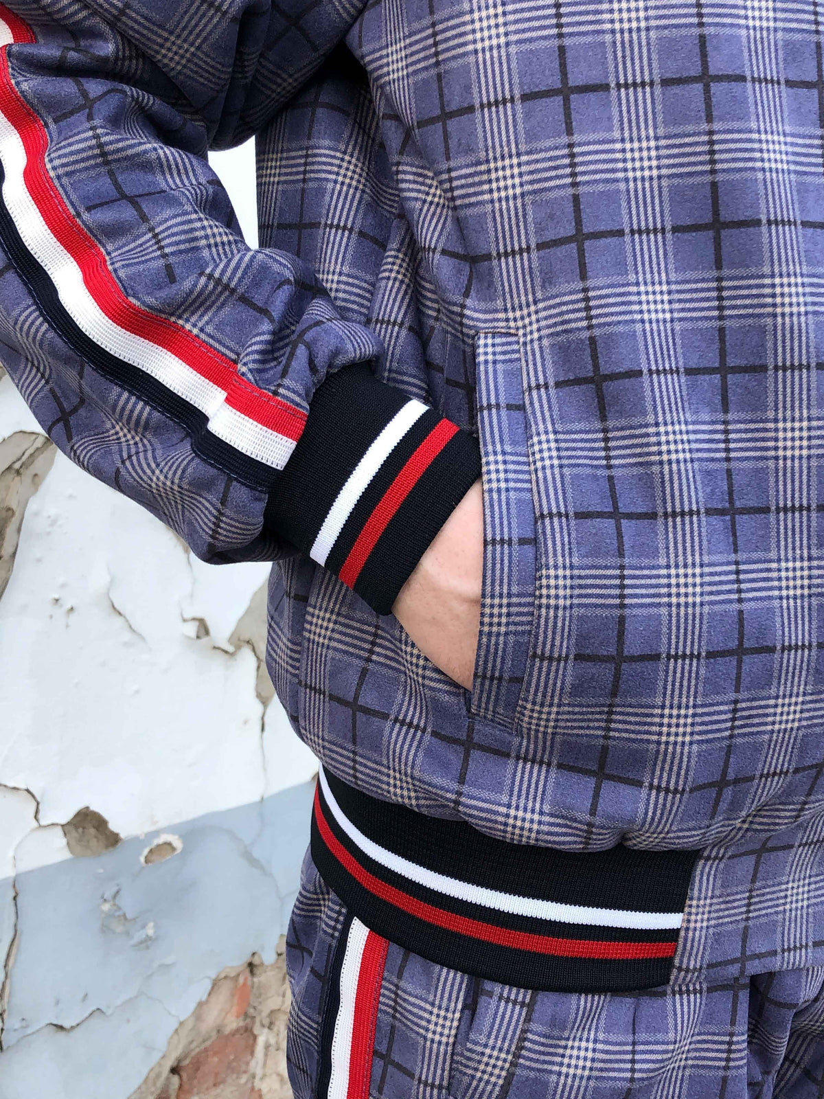 Gentlemen Tracksuit — close-up of the cuff and pocket